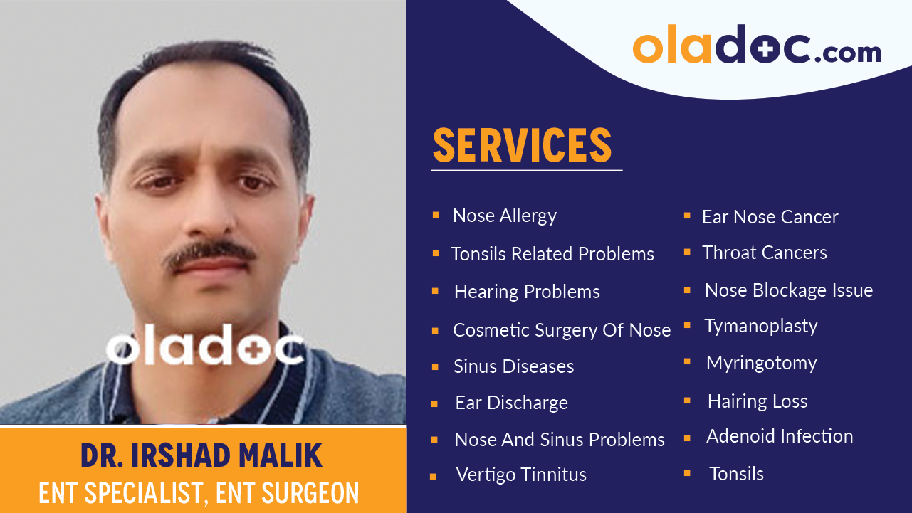 Services provided by Dr. Irshad Malik